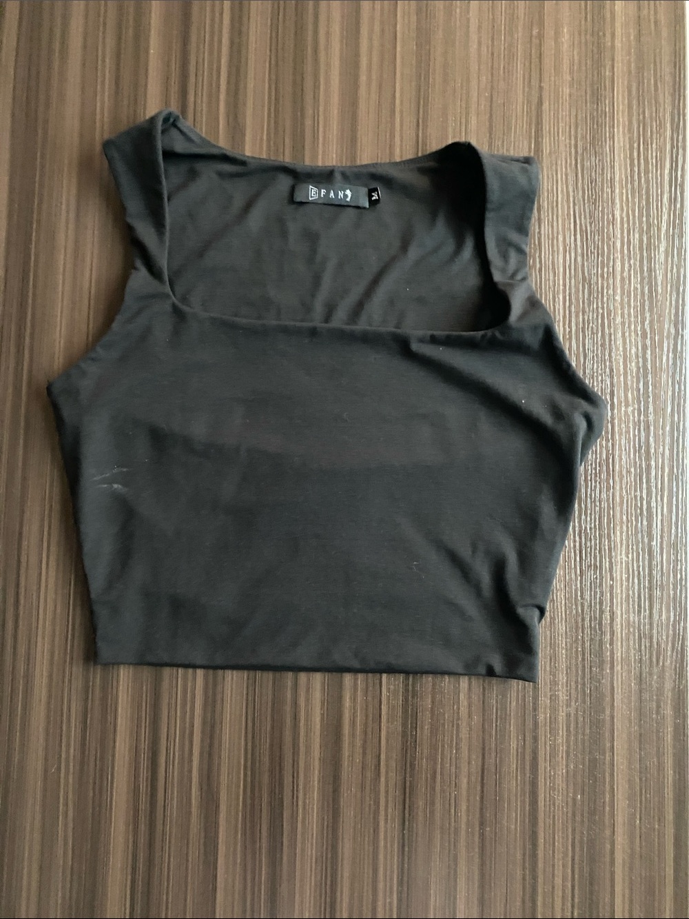 Black Square Neck Crop Tank Top ‼️LISTED UNTIL JUNE 5th‼️